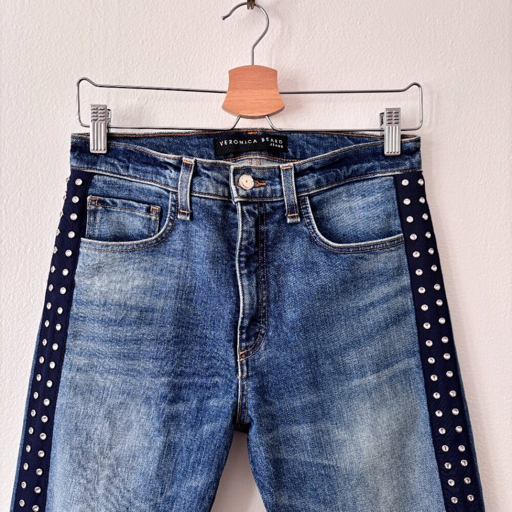 Veronica Beard Ines Rhinestone Jeans - Picture 5 of 9